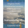 Virginia HVAC Contractor License Exams Review Questions and Answers
