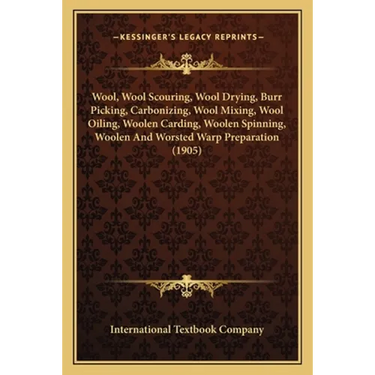 Wool, Wool Scouring, Wool Drying, Burr Picking, Carbonizing, Wool Mixing, Wool Oiling, Woolen Carding, Woolen Spinning, Woolen And Worsted Warp Prepar