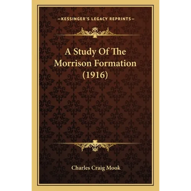 A Study Of The Morrison Formation (1916)