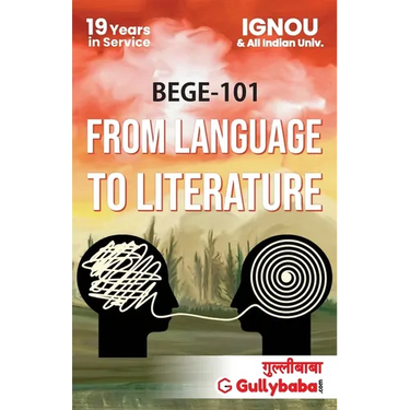 BEGE-101/ EEG-01 From Language To Literature