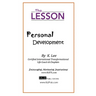 The Lesson: Personal Development