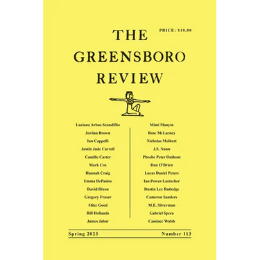 The Greensboro Review: Number 113, Spring 2023