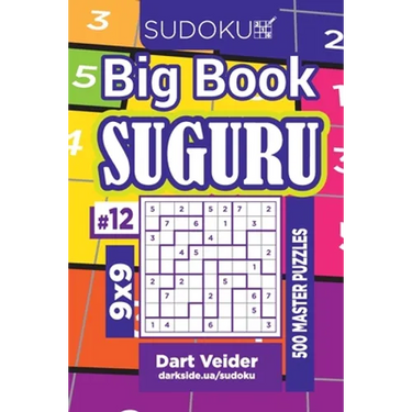 Sudoku Big Book Suguru - 500 Master Puzzles 9x9 (Volume 12)