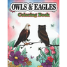 Owls & Eagles Coloring Book: A Cute Owls & Eagles Coloring Pages for Kids/Adults Teenagers, Toddlers, Tweens, Boys, Girls