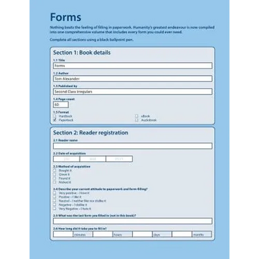 Forms: The Nation's Favourite Paperwork
