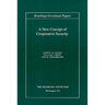A New Concept of Cooperative Security