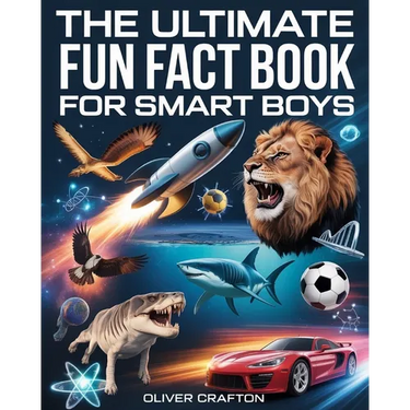 The Ultimate Fun Fact Book for Smart Boys: 2000+ Jaw-Dropping Science, Space, Animal, Sports & Car Facts That Will Blow Your Mind