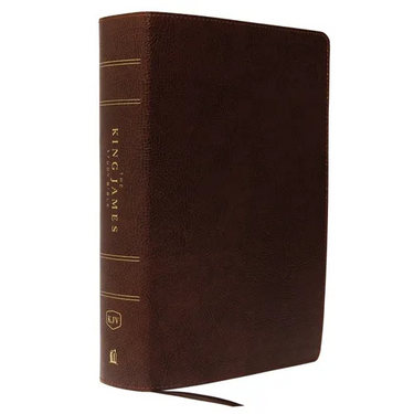 The King James Study Bible, Bonded Leather, Brown, Indexed, Full-Color Edition