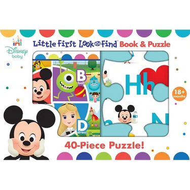 Disney Baby: Little First Look and Find Book & Puzzle