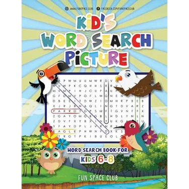 Kid's Word Search Picture: Word Search Book For Kids 6-8