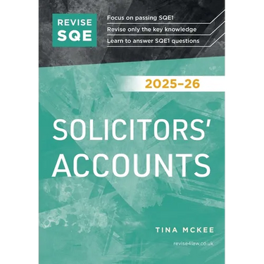 Revise SQE Solicitors' Accounts 2025-26