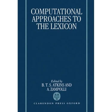 Computational Approaches to the Lexicon