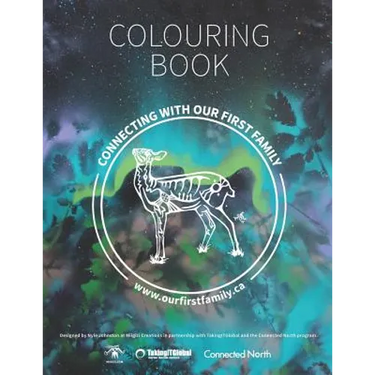 Connecting With Our First Family: Colouring Book