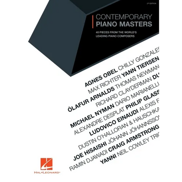 Contemporary Piano Masters - 2nd Edition: 40 Pieces from the World's Leading Piano Composers