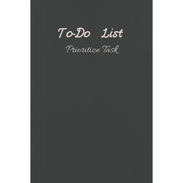 To-Do List Prioritize Task: Personal and Business Activities with Level of Importance, Things to Accomplish, Easy Glance, 6x9 inch, Cream Paper (D