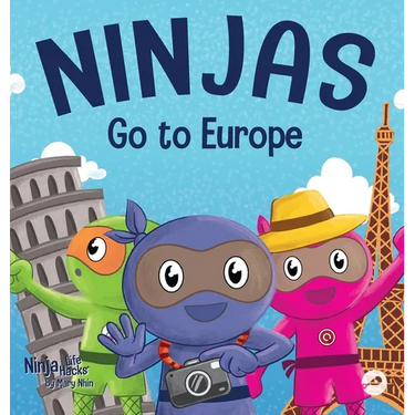 Ninjas Go to Europe: An Adventurous Rhyming Story About Easing Worries, Bonus: Geography Lesson