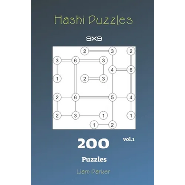 Hashi Puzzles - 200 Puzzles 9x9 vol.1