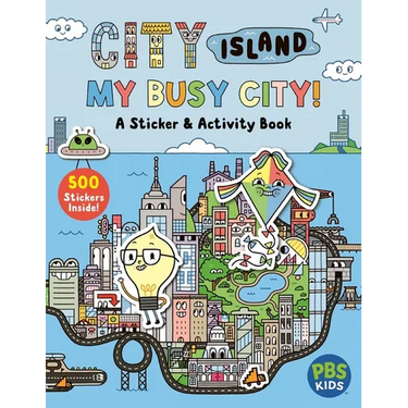 City Island: My Busy City a Sticker & Activity Book: Includes 500+ Stickers!