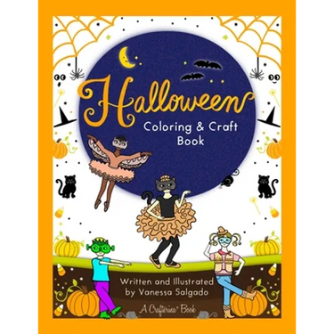 Halloween Coloring & Craft Book