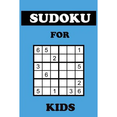 Sudoku For Kids: 100 Mini Sudoku 6X6 Puzzles With Blue Cover