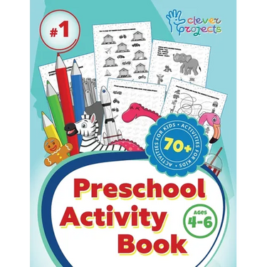 Preschool Activity Book for Kids 4-6 Years Old: Activity Book for Kids
