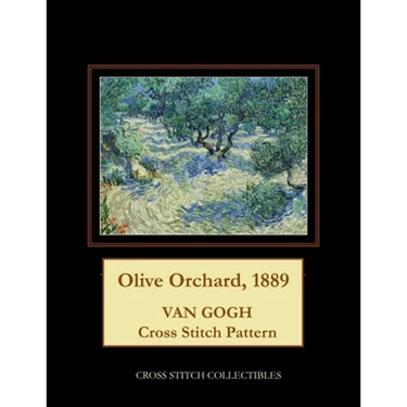 Olive Orchard, 1899: Van Gogh Cross Stitch Pattern