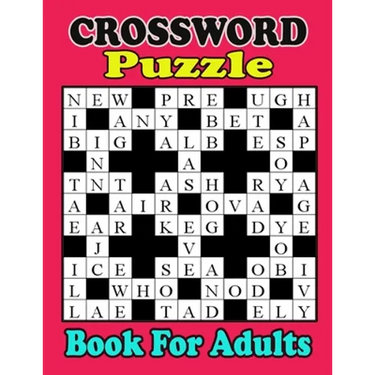 Crossword Puzzle Book For Adults