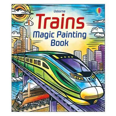 Trains Magic Painting Book