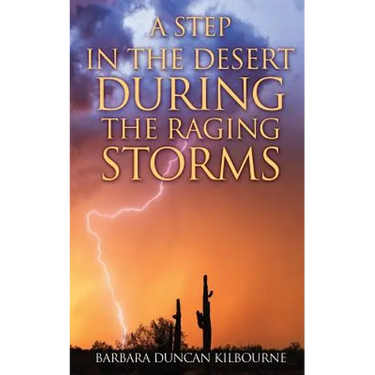 A Step In The Desert During The Raging Storms