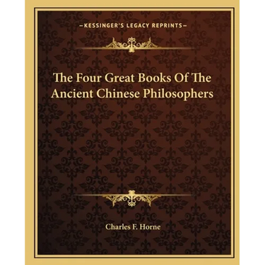 The Four Great Books Of The Ancient Chinese Philosophers