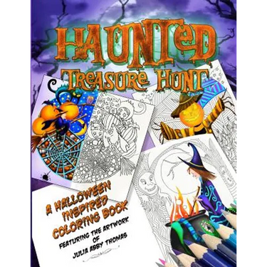 Haunted Treasure Hunt: A Halloween Inspired Coloring Book