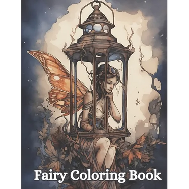 Fairy Coloring Book: For Kids and Adults: Fantasy Coloring Book for Adults
