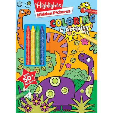 Highlights Hidden Pictures Coloring with Crayons