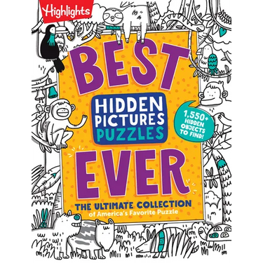 Best Hidden Pictures Puzzles Ever: 144-Page Puzzle Book with Over 1,500 Hidden Objects, Classic Search-And-Find Puzzles and Travel Activities for Kids