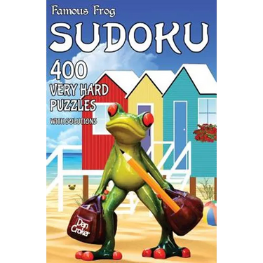 Famous Frog Sudoku 400 Very Hard Puzzles With Solutions: A Travel Sudoku Series Book