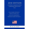 Local Number Portability Porting Interval and Validation Requirements - Telephone Number Portability (US Federal Communications Commission Regulation)
