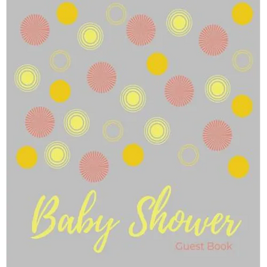 Baby shower guest book (Hardcover): comments book, baby shower party decor, baby naming day guest book, baby shower party guest book, welcome baby par