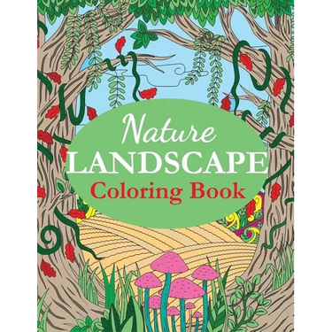 Nature Landscape Coloring Book