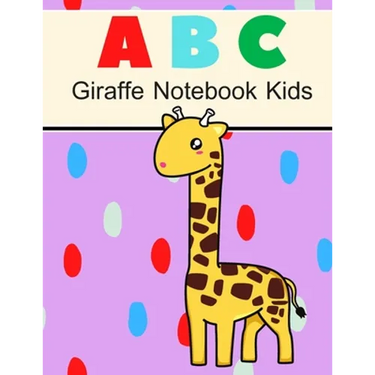 Giraffe Notebook ABC Kids: Handwriting practice paper abc kids, coloring pages, Gift Books for Kids Ages 2-5