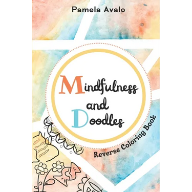 Mindfulness and Doodles: Pocket Size Reverse Coloring Book for Teens and Adults