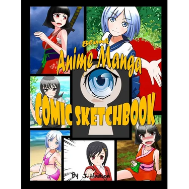 Blank Anime Manga Comic Sketchbook