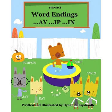 Phonics word endings AY, IP, IN