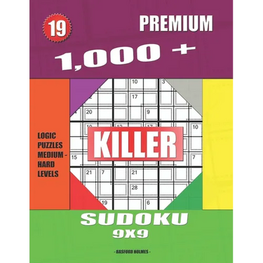 1,000 + Premium sudoku killer 9x9: Logic puzzles medium - hard levels