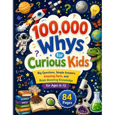 100,000 Whys for Curious Kids: Big Questions, Simple Answers, Amazing Facts, and Brain-Boosting Knowledge for Ages 6-12