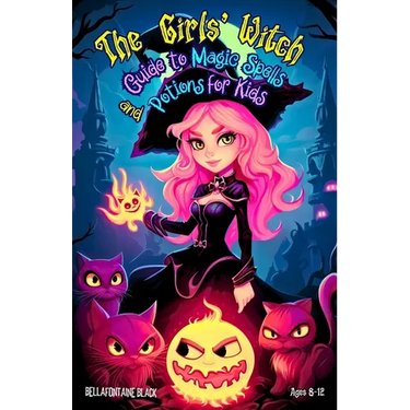 The Girls' Witch Guide to Magic Spells and Potions for Kids Ages 8-12: Bewitching Spellbook to Discover Rituals, Magical Recipes, Hilarious Mischief,