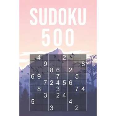 500 Sudoku Puzzles - Beginner: Quiz Book for Adults 9x9 Puzzle with Solutions at the Back Easy to Read Font Size 20 Entertaining Game to Keep Your Br