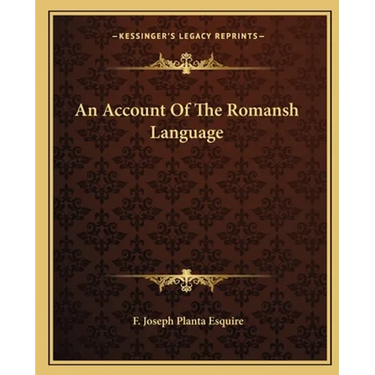 An Account Of The Romansh Language