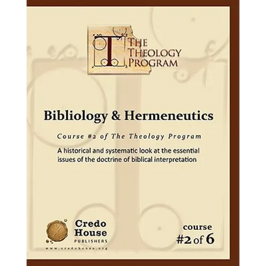 Bibliology & Hermeneutics: A historical and systematic look at the essential issues of the doctrine of biblical interpretation.