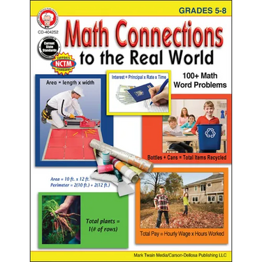 Math Connections to the Real World, Grades 5 - 8