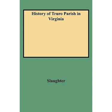 History of Truro Parish in Virginia
